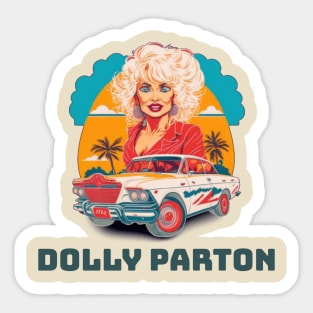 dolly vector summer  //retro v9 Sticker